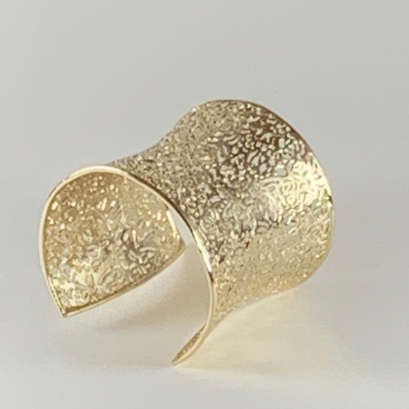 Kendra Scott Ainsley Gold Plate Cuff Bracelet - Picture 2 of 5